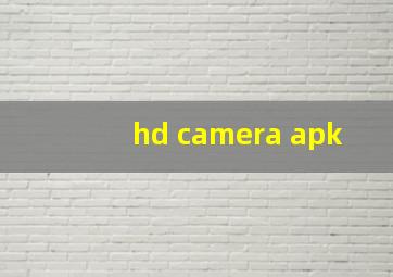 hd camera apk